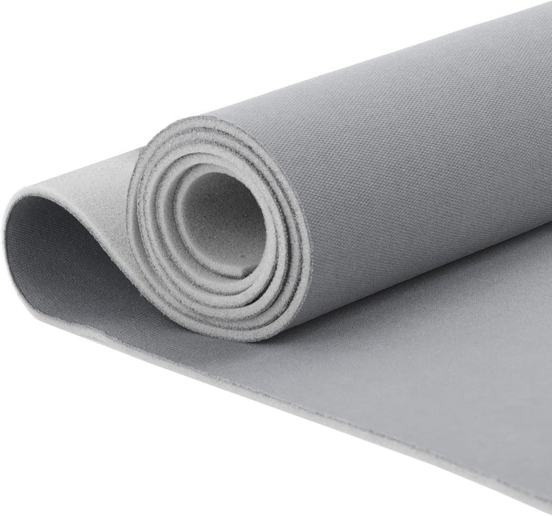 Kefly Gray Mesh Headliner Fabric 96" L × 60" W with Foam Backing, Auto Interior Roof Replacement Material for Car, SUV, Boat, Pickup, Truck, RV, Home Repair - Image 1